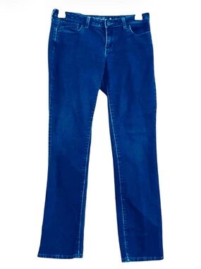 Jennifer Lopez JLo Chic Dark Blue Straight Leg Jeans Size 6